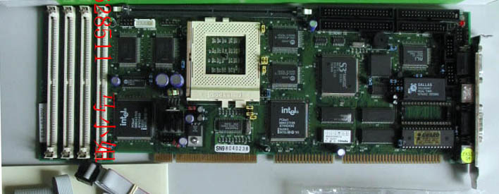 工控主板  PIA-652DV全长586CPU卡带VGA