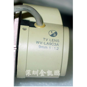TV LENS&nbsp;&nbsp;摄像机镜头&nbsp;&nbsp;WV-LA9C3A 9MM 1:1.2