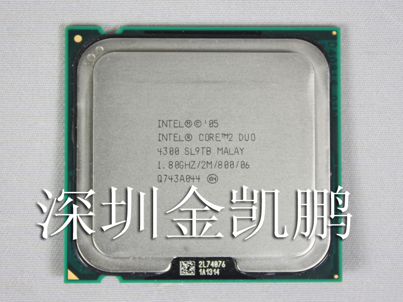 Intel  Xeon 两核  E4300 2M Cache 1.80 GHz 800 MHz FSB