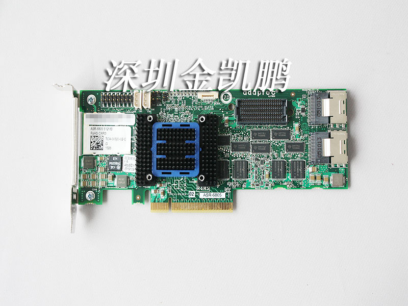 ADAPTEC  ASR-6805 SAS 6GB RAID6  阵列卡